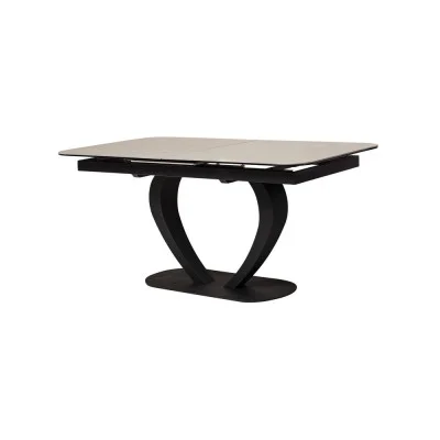 Ceramic table TML-815 ice gray black